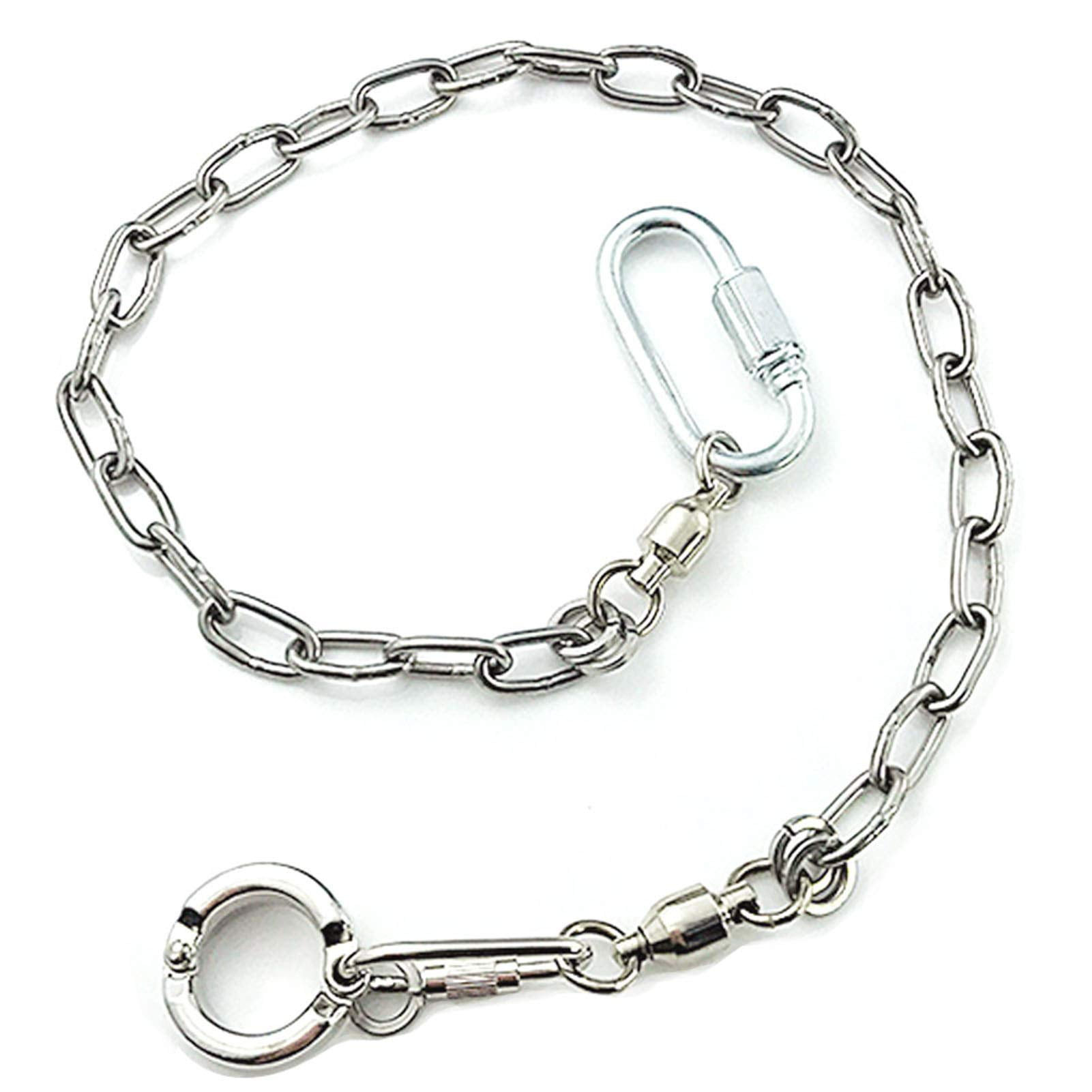 Bird Foot Chain Flying Stainless Steel Training Rope Outdoor Parrot Ankle Foot Ring Accessories Bird Harness Leash Prevent Escaping (Model 5)
