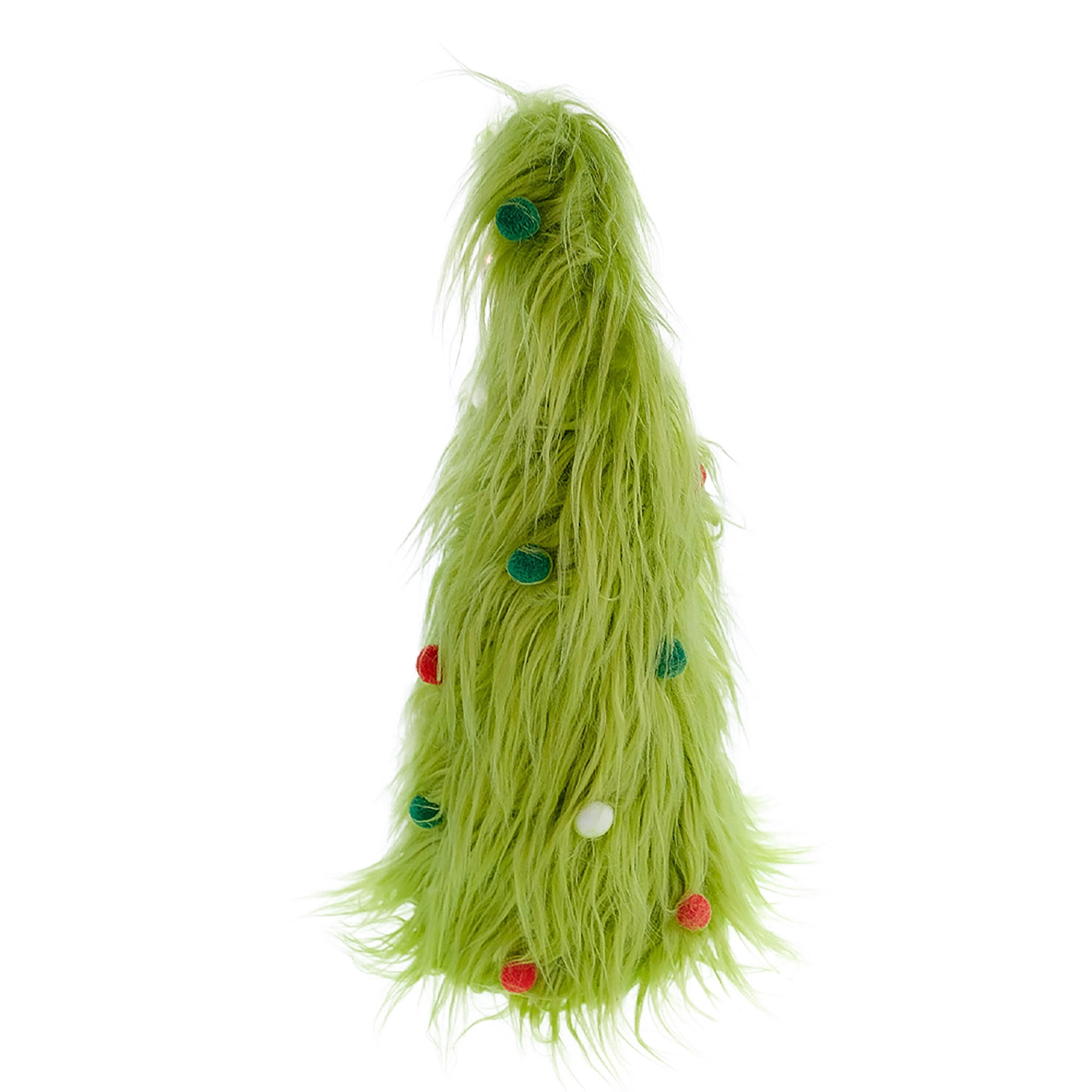 Grinch Furry Christmas Tree – Curved Top Holiday Decoration