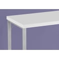 thumbnail image 4 of Computer Desk - 48"L / White / Silver Metal, 4 of 5