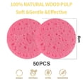 thumbnail image 2 of YOPTOP 50 Pcs Compressed Facial Sponges Natural Face Exfoliator Disposable Face Sponges for Cleansing Round Soft Facial Scrubber Pads with Storage Container for Makeup Removal Travel,none,none, 2 of 8