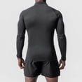 thumbnail image 4 of CENL Mens Slim Muscle Active Sports Fit Long Sleeve T Shirts Gym Quick Drying Tee Top, 4 of 9