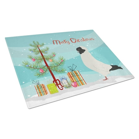 

Caroline s Treasures Nun Pigeon Christmas Glass Cutting Board Large