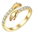 thumbnail image 1 of Anillos para mujer, regalos para mujer, anillo de diamantes, anillo de vestir para mujer, anillo abierto de amor para pareja, joyería, los anillos, 1 of 3