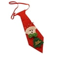 thumbnail image 2 of ToyKingdee Christmas Necktie Light Up Zipper Tie Sequin Luminous Necktie Santa Deer Pre-tied for Party Supplies Banquet Festival Party, 2 of 6