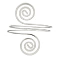 thumbnail image 4 of Pulseras minimalistas con de remolino para el para mujeres y niñas, brazaletes ajustables, 8 , Plata, 3.15 x 2.76 pulgadas Plata C Fernando Pulsera para mujer, 4 of 8