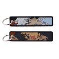 thumbnail image 1 of Anime Key Tag Japanese Embroidery Jet Tag Cars Keychain Men Women Key Ring Holder Jewelry Accessories Gift 1PCS 38, 1 of 6