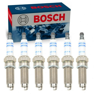 6 pc Bosch Double Iridium Spark Plugs compatible with Honda Accord Crosstour 3.5L V6 2010-2011