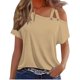 thumbnail image 2 of Fiudx Camisas de Mujer Camiseta Sin Mangas Camisola de Color Liso para Mujer Camiseta Sin Mangas Holgada, 2 of 5