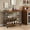 Rustic Brown, variant on Studyset Bar Cart,Bar Carts for The Home,3 Tier Bar Cart with Wheels,Portable Home Bar & Serving Carts,Rolling Cart with Wine Rack and Removable Tray,Industrial Serving Cart for Kitchen,Dining Room