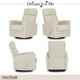 Dream On Me Chatham Basic Glider, Recliner, Rocker In Shell