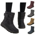 thumbnail image 6 of Leozcaa Women's Winter Snow Boots Waterproof Lightweight Warm Fashion Mid Calf Booties Cold Outdoor Shoes, 6 of 6