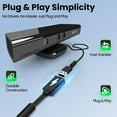 thumbnail image 3 of Power Supply Adapter Cable for Kinect - Replacement USB AC Connector Cord Compatible with PC Microsoft Xbox 360 Kinect Motion Sensor System, 3 of 6