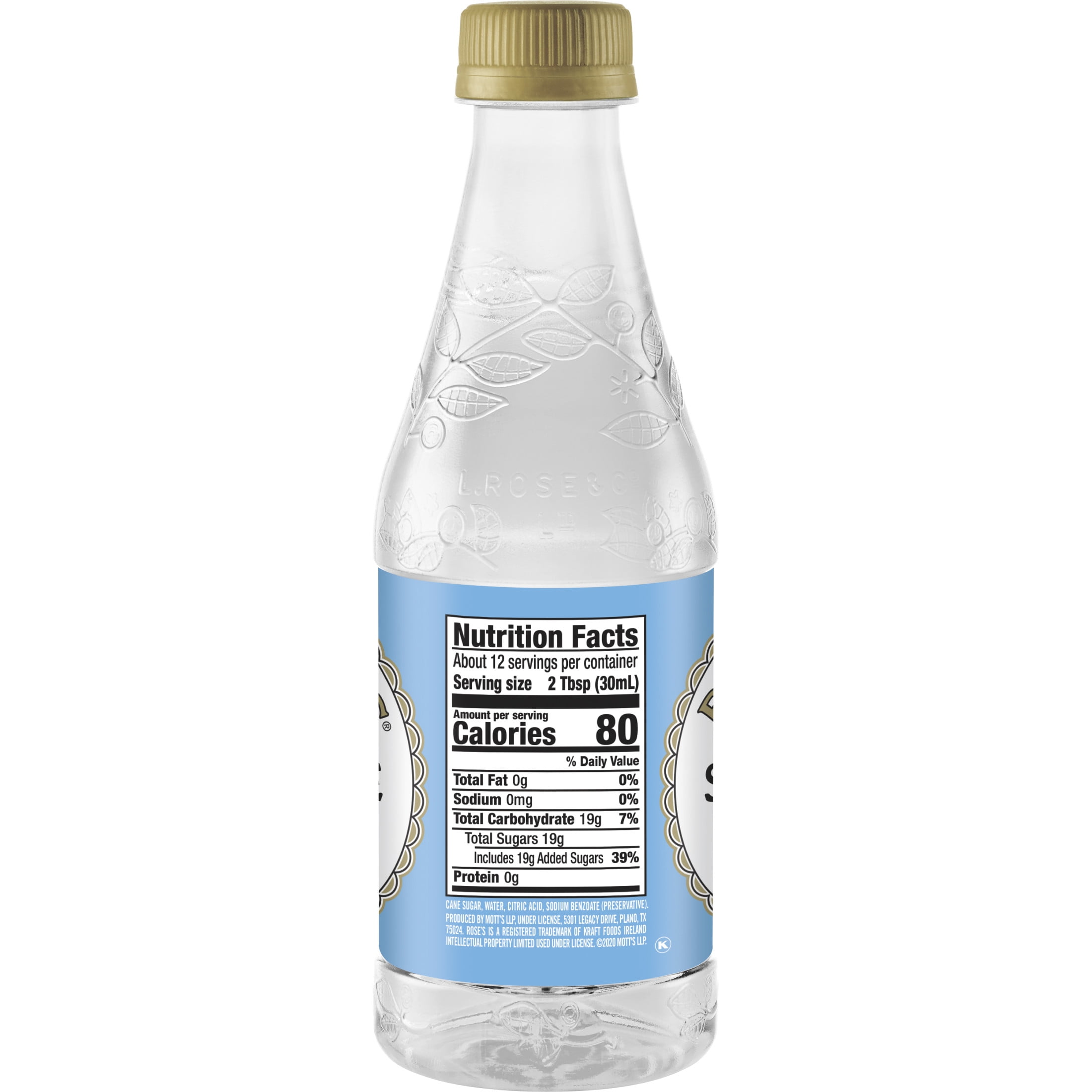 Rose's Simple Syrup Mixer, 12 fl oz, Bottle