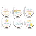 thumbnail image 3 of Easter Cute Rabbit Blessing Words 2D Wooden Coffee Cup Set With Heat Insulation And Slip Function As A Decorative Item, 3 of 4