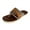Brown, variant on KBODIU Women's Comfort Slides Snake Pattern Color Matching Flip-Flops Adjustable EVA Flat Sandals Black 37