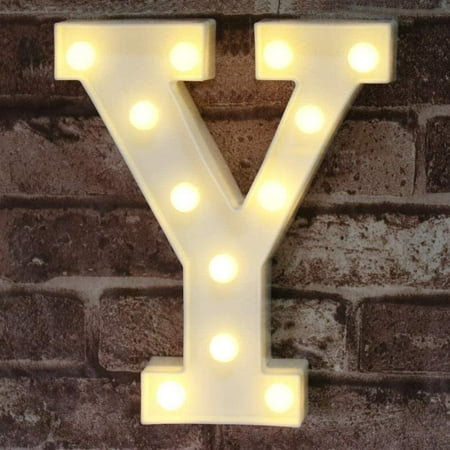 LED Marquee Letter Lights Sign, Light Up Alphabet Letter for Home Party