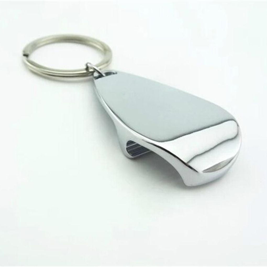 NEW Wrench Shape Bottle Opener Silver Key Ring Chain Keychain Opener 