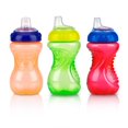 thumbnail image 1 of Nûby No-Spill Easy Grip Plastic Toddler Cups with Soft Silicone Spout, for Children 6 Months +, 1 of 4