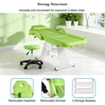 thumbnail image 6 of Lash Extension Table,Tattoo Facial Chairs with Stool,Eyelash Tech Chair,Massage Bed,Spa Salon for client，silla de tatuaje，Adjustable Professional Beauty Salon Equipment 73 Inch，Green, 6 of 10