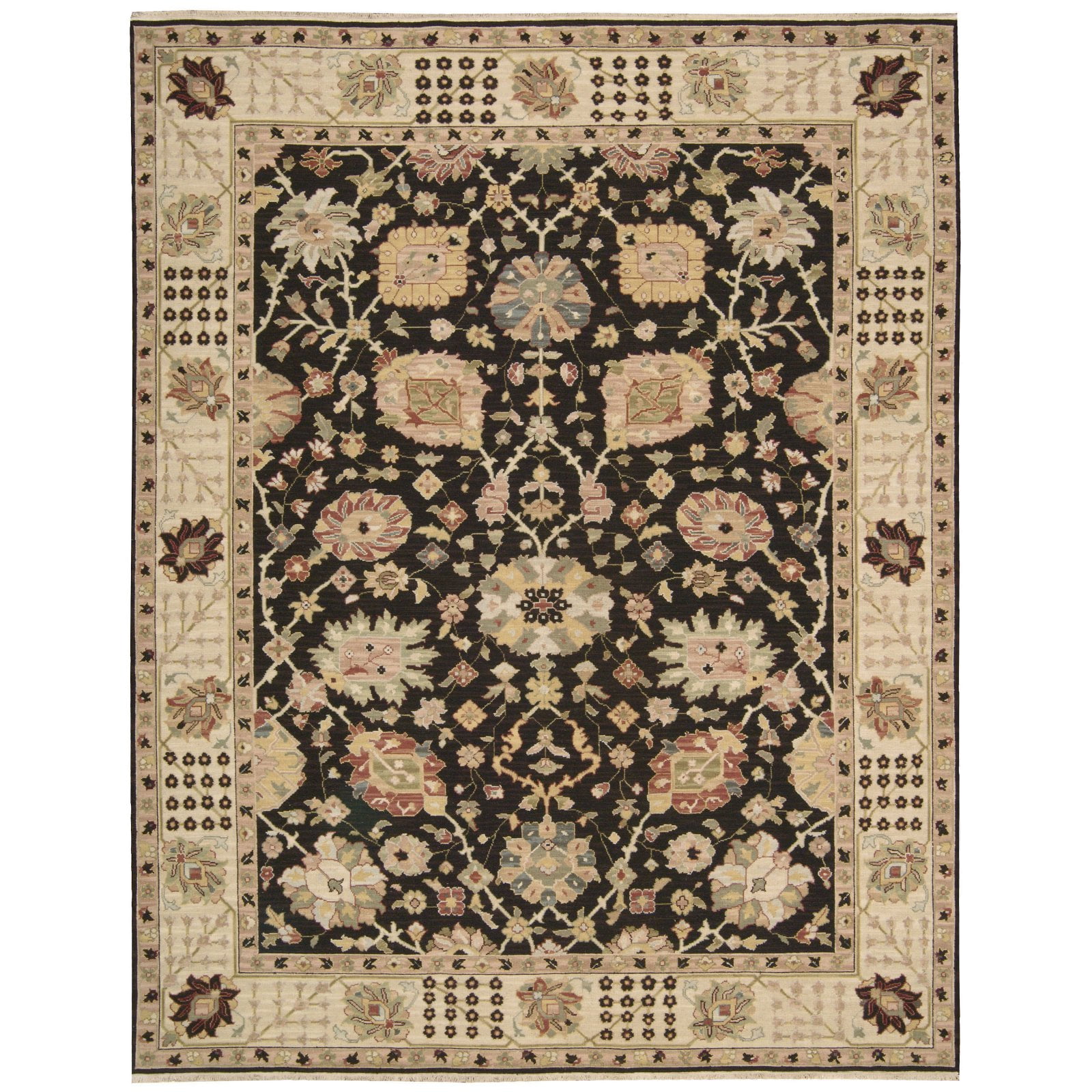 Nourison Nourmak S169 Oushak Oriental Rug Black