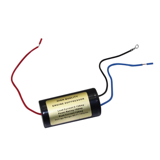 12 v 25a coche fuera de carretera instalación estéreo ruido filtro de audio