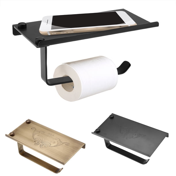 Walfront Antique Vintage Brass Toilet Bathroom Paper Holder With