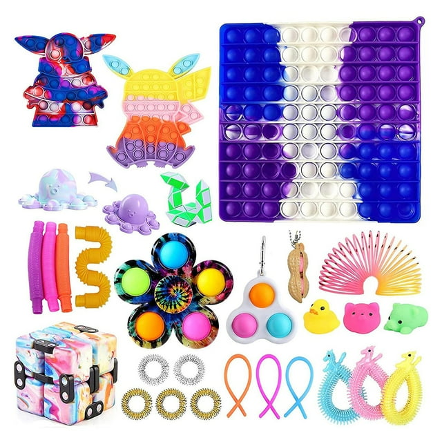Juguete sensorial Push Bubble Fidget para aliviar el estrés del autismo