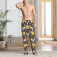 thumbnail image 2 of Logiee Mouse Cheese Print Pajama Pants for Men,Men’s Pajama Bottoms,Mens PJ Pants with Pockets & Button Fly-XX-Large, 2 of 6