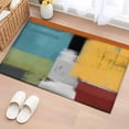 thumbnail image 2 of Abstract Painting 2x3 Area Rugs for Living Room, Art Style Orange Blue Yellow Grey Black Red Non Slip Floor Mat Washable Low-Profile Indoor Carpet for Bedroom, Dining Room, Bathroom, 2 of 9