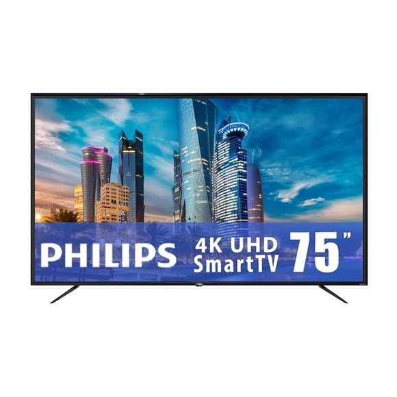 TV Philips 75 Pulgadas 4K Ultra HD Smart TV LED 75PFL4864/F8