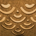 thumbnail image 1 of Ahgly Company Indoor Square Patterned Saddle Brown Area Rugs, 6' Square, 1 of 6