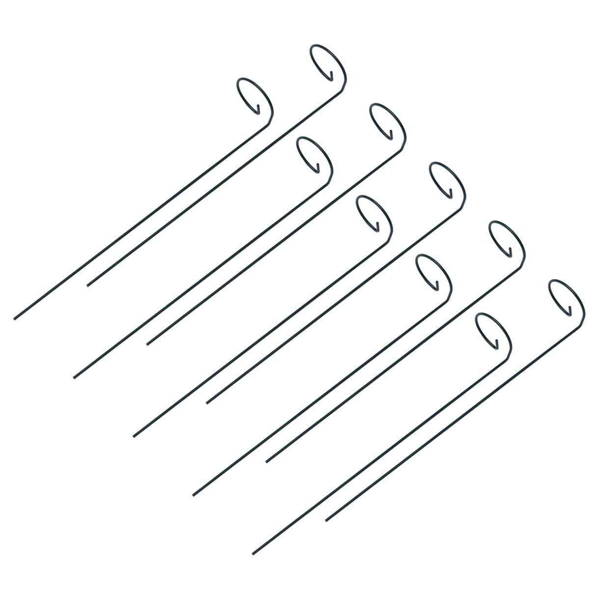 LOLIPPYY 10-Pack Metal Plant Supports with Elegant and Simple Design for Garden and Indoor Plants