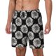 thumbnail image 1 of Balery White Sunflowers Bañador para hombre, shorts de playa de secado rápido con entrepierna y forro de compresión-Small, 1 of 6
