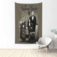 thumbnail image 1 of Tapiz de pared de la familia Addams, póster artístico para decoración de dormitorio, sala de estar, dormitorio, fiesta en casa, 60 x 40 pulgadas, 1 of 1