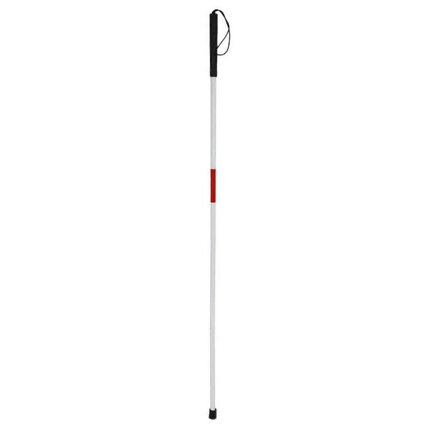 Bastón para personas con discapacidad visual, bastón para ciegos, andador de aluminio plegable.