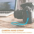 thumbnail image 4 of Uxcell Camera Wrist Strap Lanyard, Camera Hand Wristband Straps with Screw for Action Cameras 360 Selfie Stick Blue 7.68 inch, 4 of 7