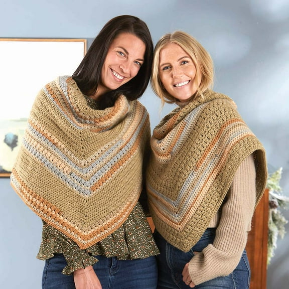 Herrschners® Desert Dune Shawls Crochet Kit