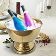 thumbnail image 2 of yotijay Metal Champagne Storage Tub Kitchen Utensils Bowls Champagne for , Golden, 2 of 9