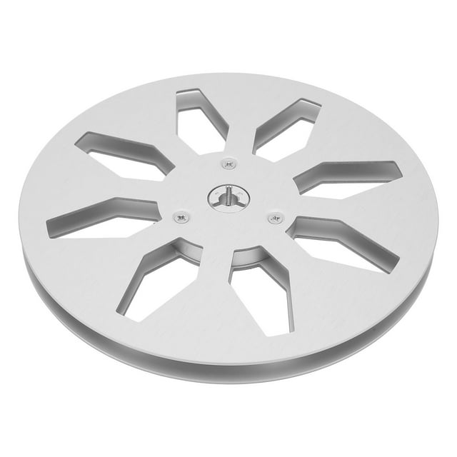 Carrete de cinta vacía de 1/4 y 7 pulgadas, aleación de aluminio, 8 orificios, apertura Universal, pieza de la máquina, cinta de sonido, carrete vacío