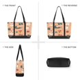 thumbnail image 6 of FORMRS Canvas Laptop Tote Bag for Women with 15.6" Computer Compartments Shoulder Handbag, Christmas Santa, 6 of 7