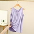 thumbnail image 3 of SHITINN Top Girls 3x Womens Tops plus Size Sleep Women's Loose Fit Camisole Top Casual Comfortable Stretchable Layering Tank with Ruffle Design for Home Sleepwear, 3 of 3