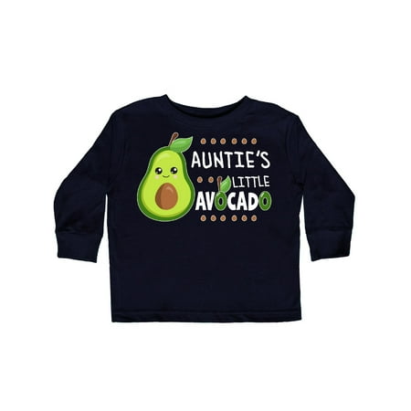 

Inktastic Auntie s Little Avocado with Cute Baby Avocado Gift Toddler Boy or Toddler Girl Long Sleeve T-Shirt