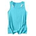 thumbnail image 5 of Vivianyo HD Women's Solid Scoop Neck Tank Tops, Soft Stretch Sleeveless Athletic Tank Tops for women, Sizes S-2XL, 5 of 5