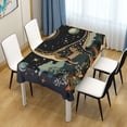 thumbnail image 3 of Yayeee Tablecloths for Rectangular Tables 54 x 54 inch Party Table Cover, Black Dinosaur, 3 of 6