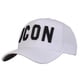 thumbnail image 1 of Gorra de béisbol con iconos bordados deportivos de anime blanca para hombre, 1 of 1
