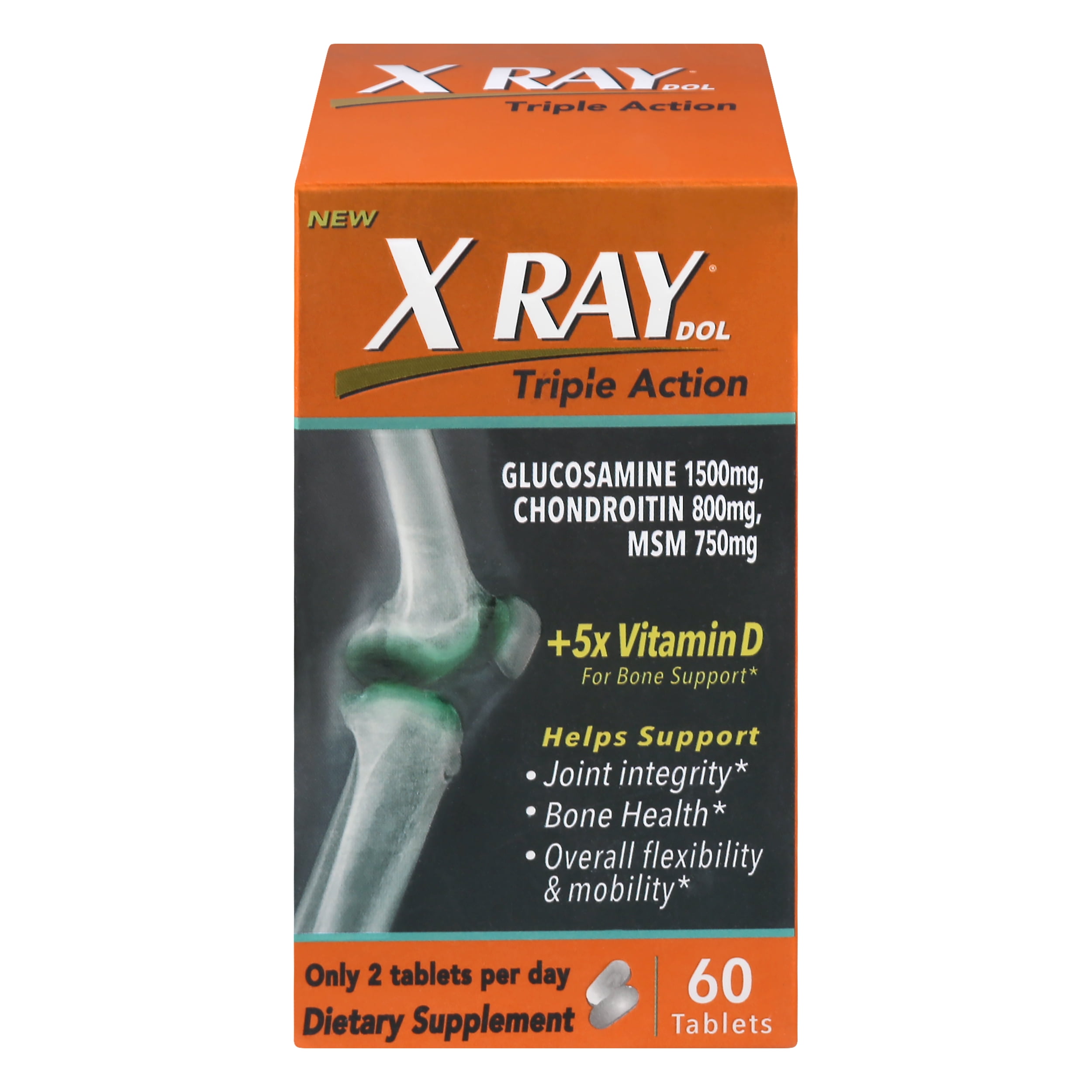 X-Ray Dol Triple Action Joint Supplement Tablets, 60 Ct ... X-Ray Dol Triple Action Joint Supplement Tablets, 60 Ct ...