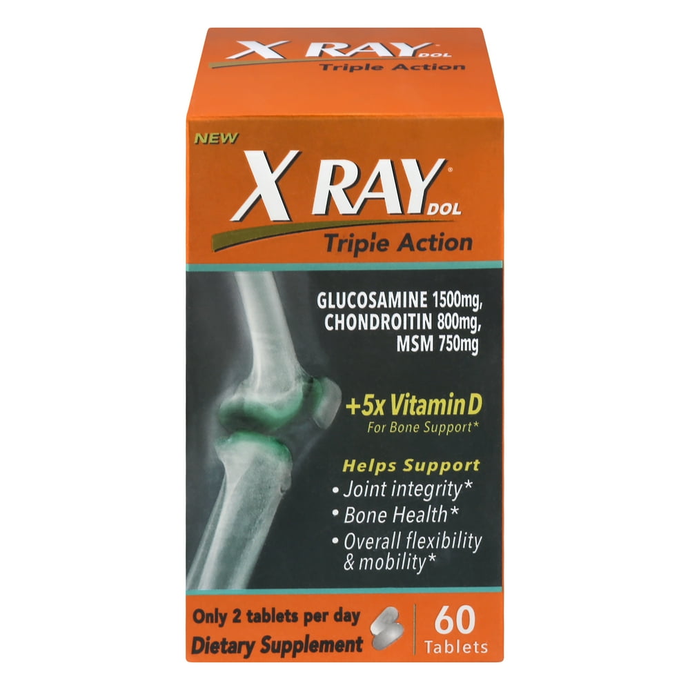 XRay Dol Triple Action Joint Supplement Tablets, 60 Ct