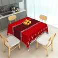 thumbnail image 6 of Tchckioa Merry Christmas Square Tablecloth,Waterproof Table Cloth for Kitchen,52x52 Inch, 6 of 7