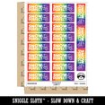 thumbnail image 2 of Snow So Perfect Skiing Bunny Teacher Student School Sticker Set - Rainbow - Gloss Finish - 2.00" Large, 2 of 7