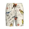 thumbnail image 4 of Easygdp Little Birds Men's Short Pajama Pants, Sleep Shorts, Household Pants, Casual Pants with Pockets - X-Large, 4 of 9